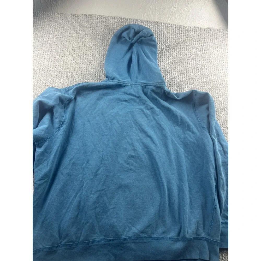 Vintage Polo Ralph Lauren Jean Co Hoodie Sweatshirt Blue Men's XL Boxy Fit